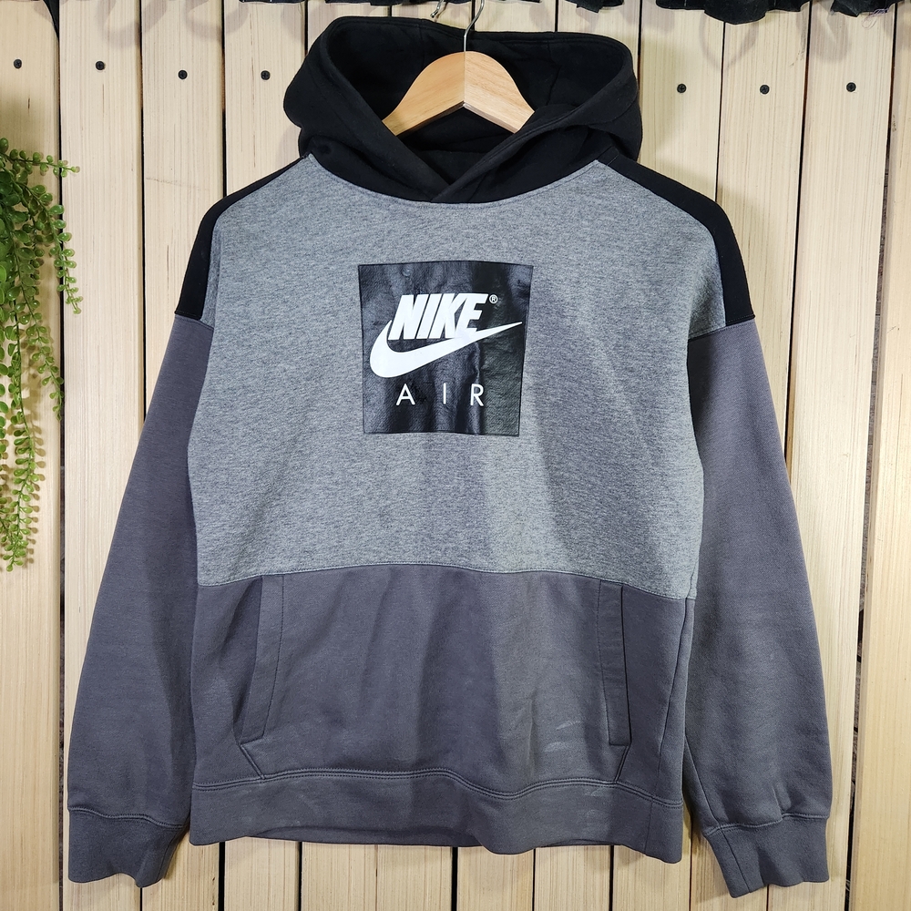 Nike Air Black and Gray Hoodie. Track Jacket. Unisex